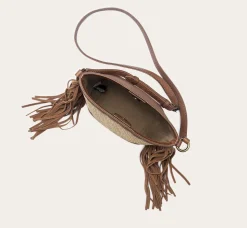 Online Frye Ava Raffia Mini Bucket Cognac
