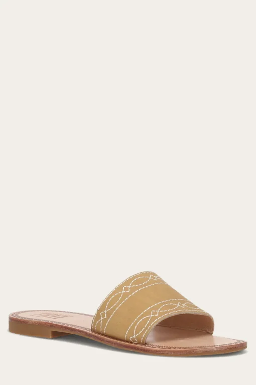 Online Frye Ava Woodstock Slide