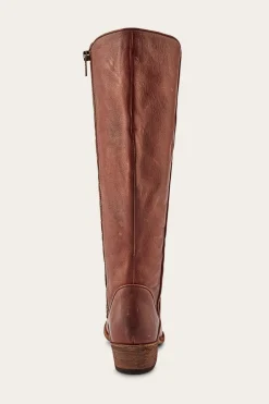 Clearance Frye Carson Piping Tall Wide Calf