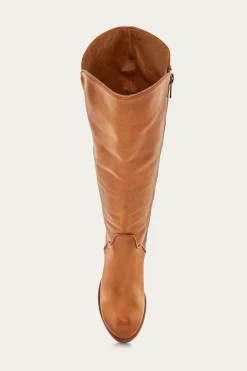 Clearance Frye Carson Piping Tall Wide Calf