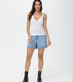 Best Sale Frye Crochet V-Neck Tank