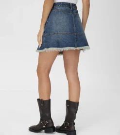 Cheap Frye Denim Mini Skirt Mustang Wash