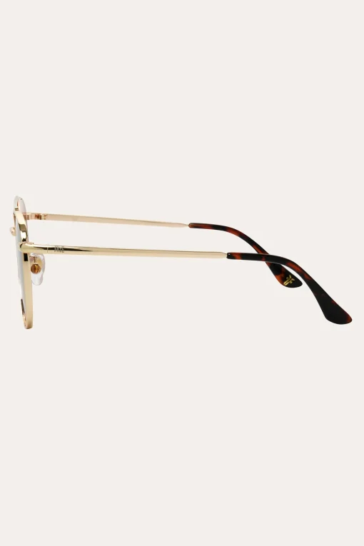 Clearance Frye Frenchie Sunglasses Gold