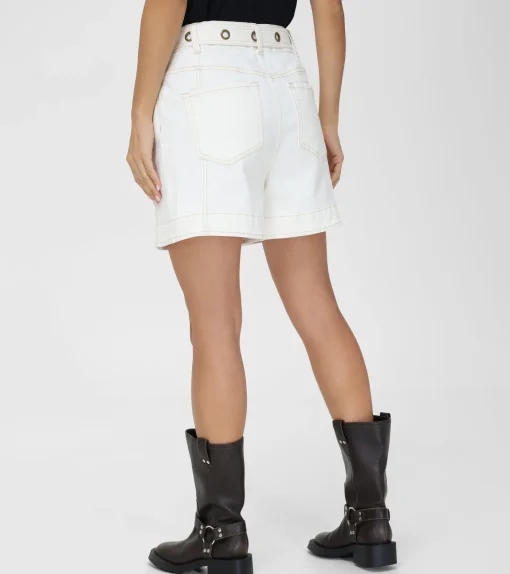 Best Frye High Waisted Belted Short Coconut Wash