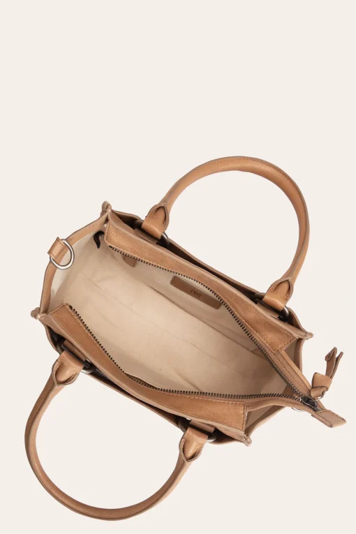 Hot Frye Joy Satchel BEIGE