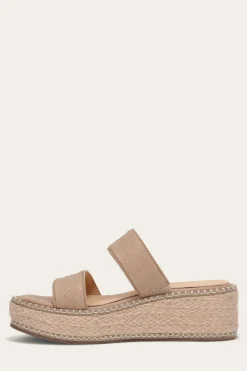 New Frye Joy Woodstock 2 Band Platform Slide