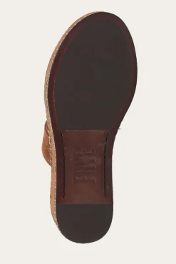 New Frye Joy Woodstock 2 Band Platform Slide