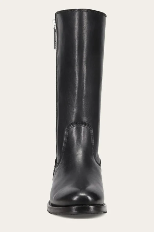 Discount Frye Madison Heavy Zip Tall Black