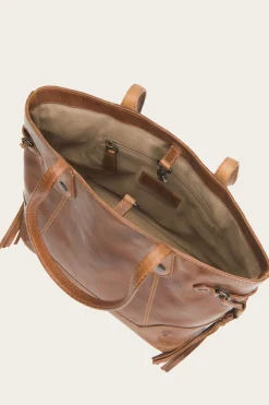 New Frye Melissa Carryall Cognac