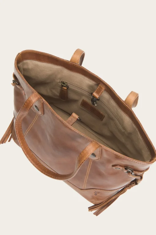 New Frye Melissa Carryall Cognac