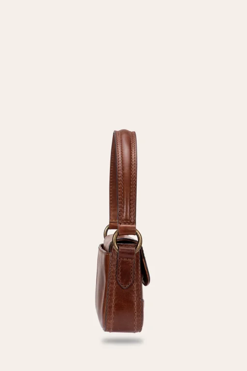 Cheap Frye Melissa Mini Flap COGNAC