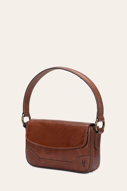 Cheap Frye Melissa Mini Flap COGNAC