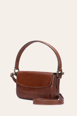 Cheap Frye Melissa Mini Flap COGNAC
