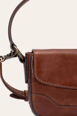 Cheap Frye Melissa Mini Flap COGNAC
