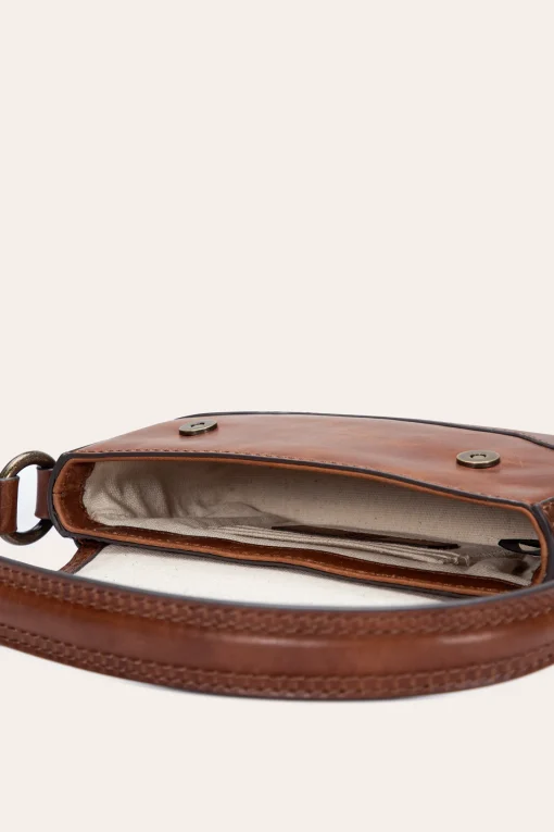 Cheap Frye Melissa Mini Flap COGNAC