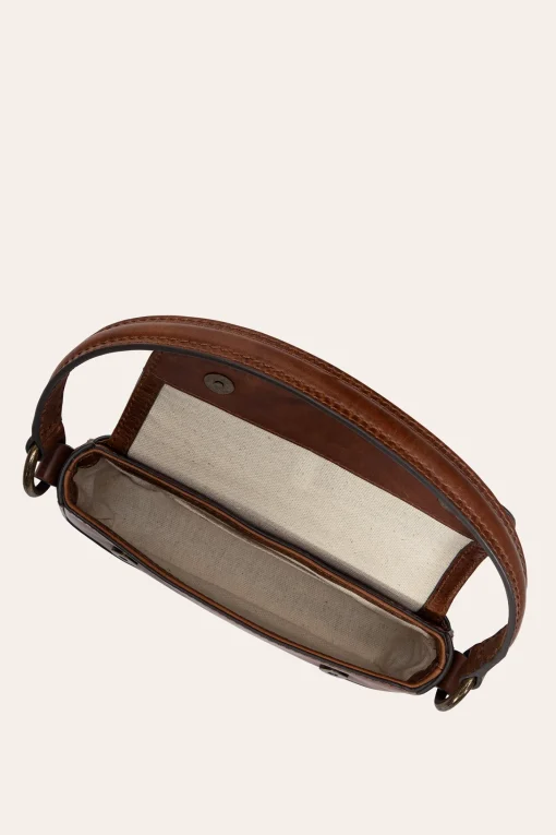 Cheap Frye Melissa Mini Flap COGNAC