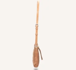 Cheap Frye Melissa Straw Zip Crossbody Beige