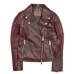 Sale Frye Oxblood Biker Jacket
