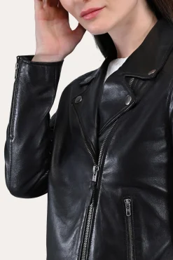 Sale Frye Oxblood Biker Jacket