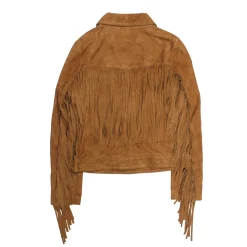 Flash Sale Frye Oxblood Fringed Jacket