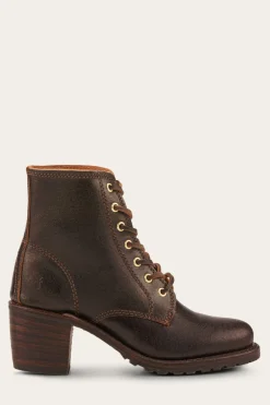 Fashion Frye Sabrina 6G Lace Up - 160Th Brown