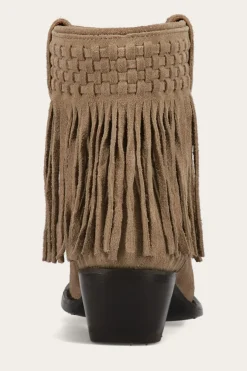 Clearance Frye Sacha Short Fringe Bootie