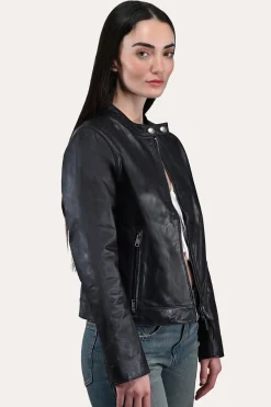 Shop Frye Tobacco Cafe Racer Jacket