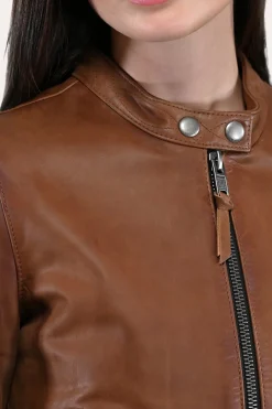 Shop Frye Tobacco Cafe Racer Jacket