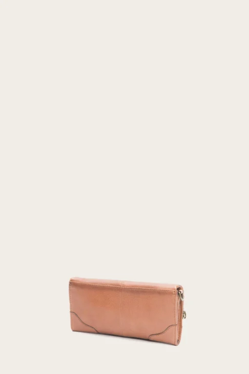 Cheap Frye Zuri Wallet Crossbody Cognac